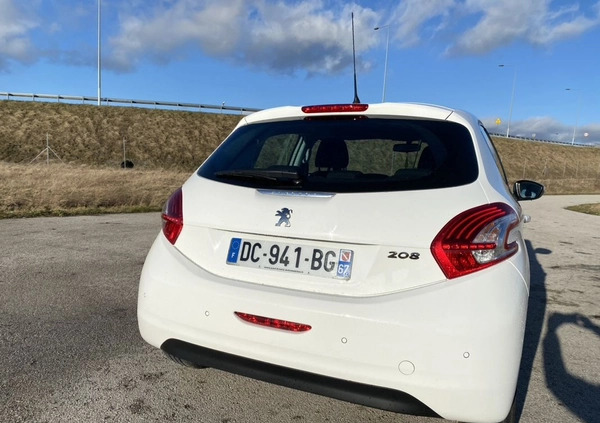 Peugeot 208 cena 27500 przebieg: 71459, rok produkcji 2013 z Jędrzejów małe 407